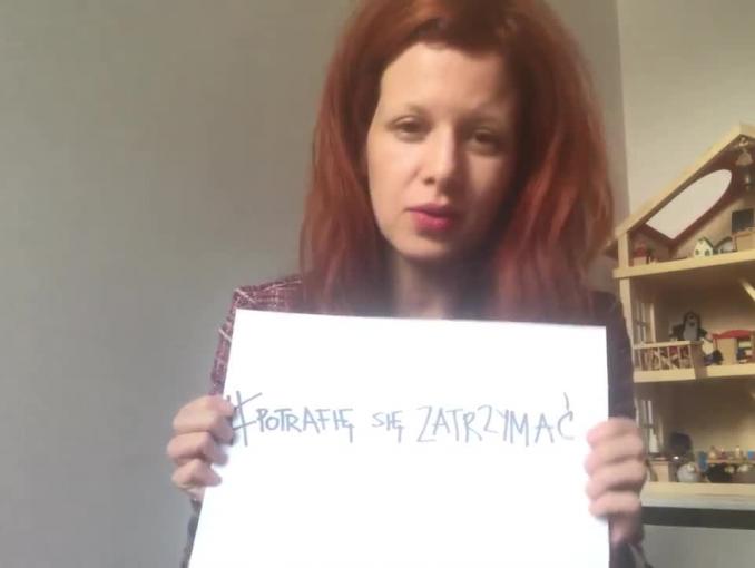 Karolina Gruszka w kampanii "Potrafię się zatrzymać"