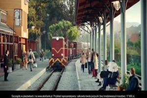 Pogoń za pociągiem z marzeniami reklamuje pożyczkę gotówkową w Alior Banku